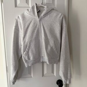 TNA Gray Zip-Up Hoodie